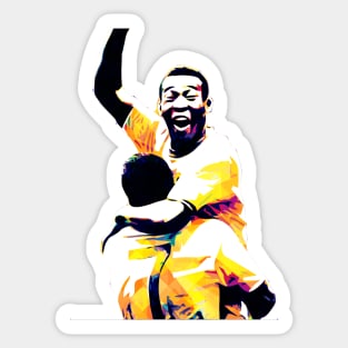 Pele Pop Art Sticker